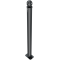 Ornamental bollard | Series 474B | � 76 mm | stationary, to be fixed by plugswith base plate 100 x 150 mm | without lock | without eyelet